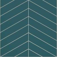 Teal Blue Chevron Reflect Tile Wall Panels