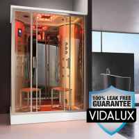 Vidalux Tempest Twin Steam Shower Pod - 1400 x 900
