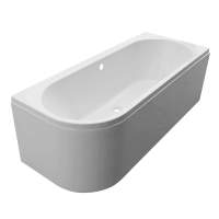 Tissino Angelo 1600 x 700mm Premium Reinforced Double Ended J Bath