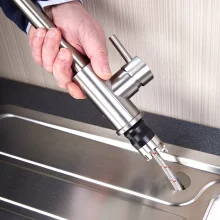 Jaquar Kubix Prime Brass Matt Extended Mono Basin Mixer 
