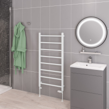 Eastbrook Wendover 600 x 750mm White Curved Towel Radiator