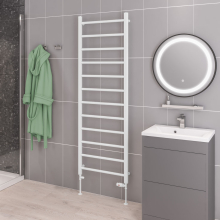 Eastbrook Wendover 1600 x 400mm White Curved Towel Radiator