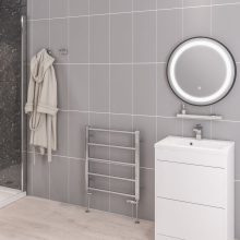 Eastbrook Tuscan 650 x 450mm Chrome Towel Radiator