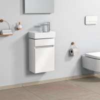 Villeroy & Boch Subway 2.0 587mm Bathroom Vanity Unit 1 Drawer Soft Grey