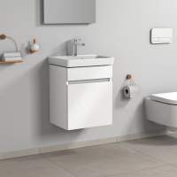 Villeroy & Boch Avento 340 RH Door Cloakroom Vanity Unit With LH Basin - Arizona Oak