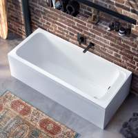 Tissino Lorenzo 1700 x 750mm Premium Reinforced Single Ended Bath 