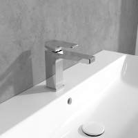 Sagittarius Ergo Wall Mounted 3 Hole Basin Mixer Tap 180mm