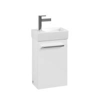 Villeroy & Boch Avento 340 RH Door Cloakroom Vanity Unit With RH Basin - Crystal White