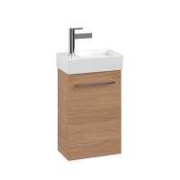 Villeroy & Boch Avento 340 RH Door Cloakroom Vanity Unit With RH Basin - Nordic Oak