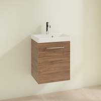 Villeroy & Boch Avento 530 Bathroom Vanity Unit With Basin  Crystal Black