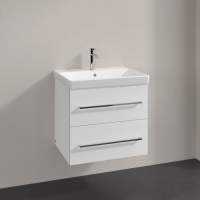 Villeroy & Boch Avento Washbasin, 600mm, White Alpin, With Overflow