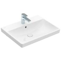 Villeroy & Boch Avento Washbasin, 600mm, White Alpin, With Overflow