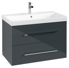 Villeroy & Boch Avento 780 Bathroom Vanity Unit With Basin Crystal Grey