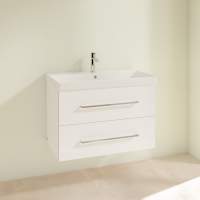 Villeroy & Boch Avento 780 Bathroom Vanity Unit With Basin  Crystal Black