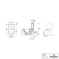 Villeroy & Boch Subway 2.0 Wall Mounted Toilet Combi Pack