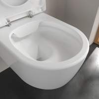 Feeling Matt Black Wall Hung Rimless WC inc Soft Close Seat - RAK Ceramics