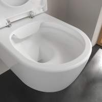 Feeling Matt Cappuccino Wall Hung Rimless WC inc Soft Close Seat - RAK Ceramics