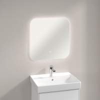 Villeroy & Boch More To See Lite Curved LED Bathroom Mirror 800 x 800mm
