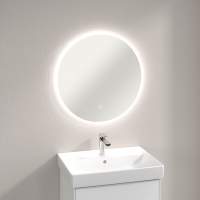 Scudo Mosca LED Bathroom Mirror with Shaver Socket - 600 x 800mm
