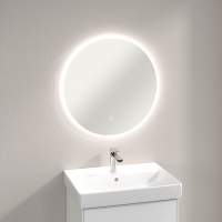 Villeroy & Boch More To See Lite Round LED Bathroom Mirror 850mm 