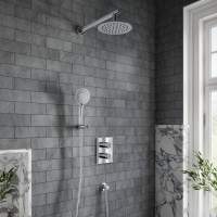 Villeroy & Boch Complete Concealed Shower Set Round Chrome
