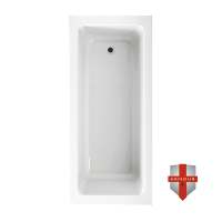 Abacus Square 1700 x 750mm Reinforced Single Ended Bath