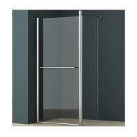 Abacus Direct E Series Walk In Shower Screen With Hinged Return 700mm