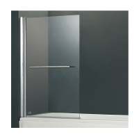 Haven Plus Single Panel Curved Bath Shower Screen