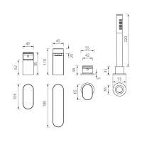 Sagittarius Bari Thermostatic Bath Shower Mixer 