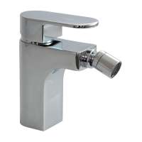 Abacus Ki Chrome Wall Mounted Single Lever Basin Mixer Tap