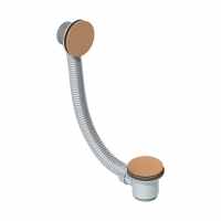 Brushed Bronze Easy Clean Click Bath Waste & Overflow - Abacus Direct
