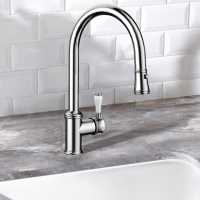 Abode Atlas Brushed Nickel Single Lever Kitchen Tap