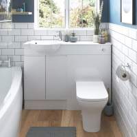 VitrA Ecora 900mm 3-Drawer Washbasin Unit with Legs - Gloss White
