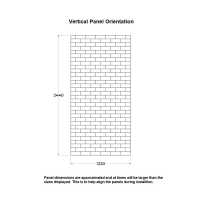 Black Brick Vertical Panels - MTPBVBL