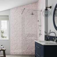 Square Parquet Marshmallow - Showerwall Acrylic