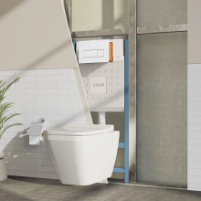 VitrA V Fix Prime 90mm Wall Hung Toilet Frame with Concealed Cistern 3/6L