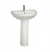 Saturn White Gloss Bathroom Furniture Pack Inc Cistern, Toilet Pan, Seat & Square Basin - Nuie