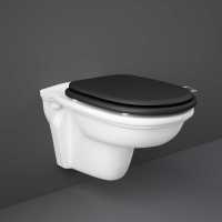 Washington Wall Hung Rimless WC with Soft Close Seat Grey - RAK Ceramics