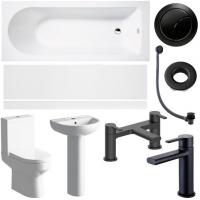 Whistle Full Suite and Bath with Black Finishes
