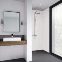 Grey Metro Tile Effect Panels - Wetwall Composite