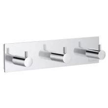Smedbo Pool Chrome Triple Towel Hook