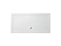 Zamori Rectangle Shower Tray 1200 x 760mm - Centre waste - CLEARANCE