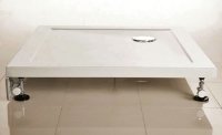 Nuie Pearlstone 1200 x 900 Offset Quadrant Shower Tray LH Nuie