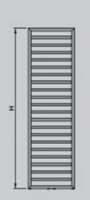 Queenstown Gunmetal Radiator 1200 x 450mm - Tailored