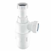 McAlpine 1.1/4" x 75mm Water Seal Adjustable Inlet Bottle Trap with Multifit Outlet - A10A