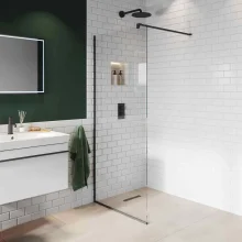 Abacus 10mm X Series Wetroom Glass Panel with Chrome Profile