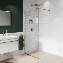 Abacus 10mm X Series Wetroom Glass Panel with Anthracite Profile