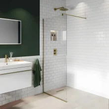 Abacus 8mm E Series Wetroom Panel with Anthracite Profile