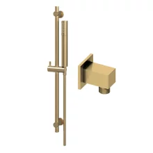 Abacus Brushed Brass Square Riser Rail Kit