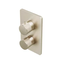 Abacus EZ Box 2.0 Brushed Nickel Shower Valve with ISO Pro Handles